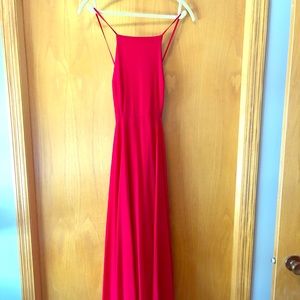 Lulu’s maxi red dress